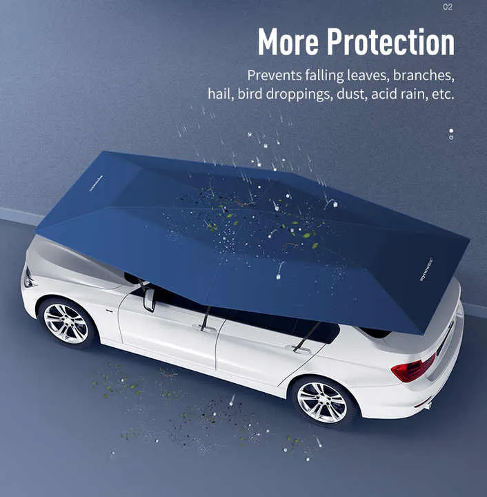 إكسسوارات خارجية محمولة نصف آلية ، لحماية السيارة Semi-automatic portable exterior accessories, for car protection
