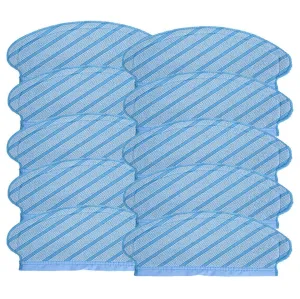 10x Washable Mopping Pads | Compatible with Ecovacs Deebot Ozmo 700, 750, 920, 950, N7 & T5
