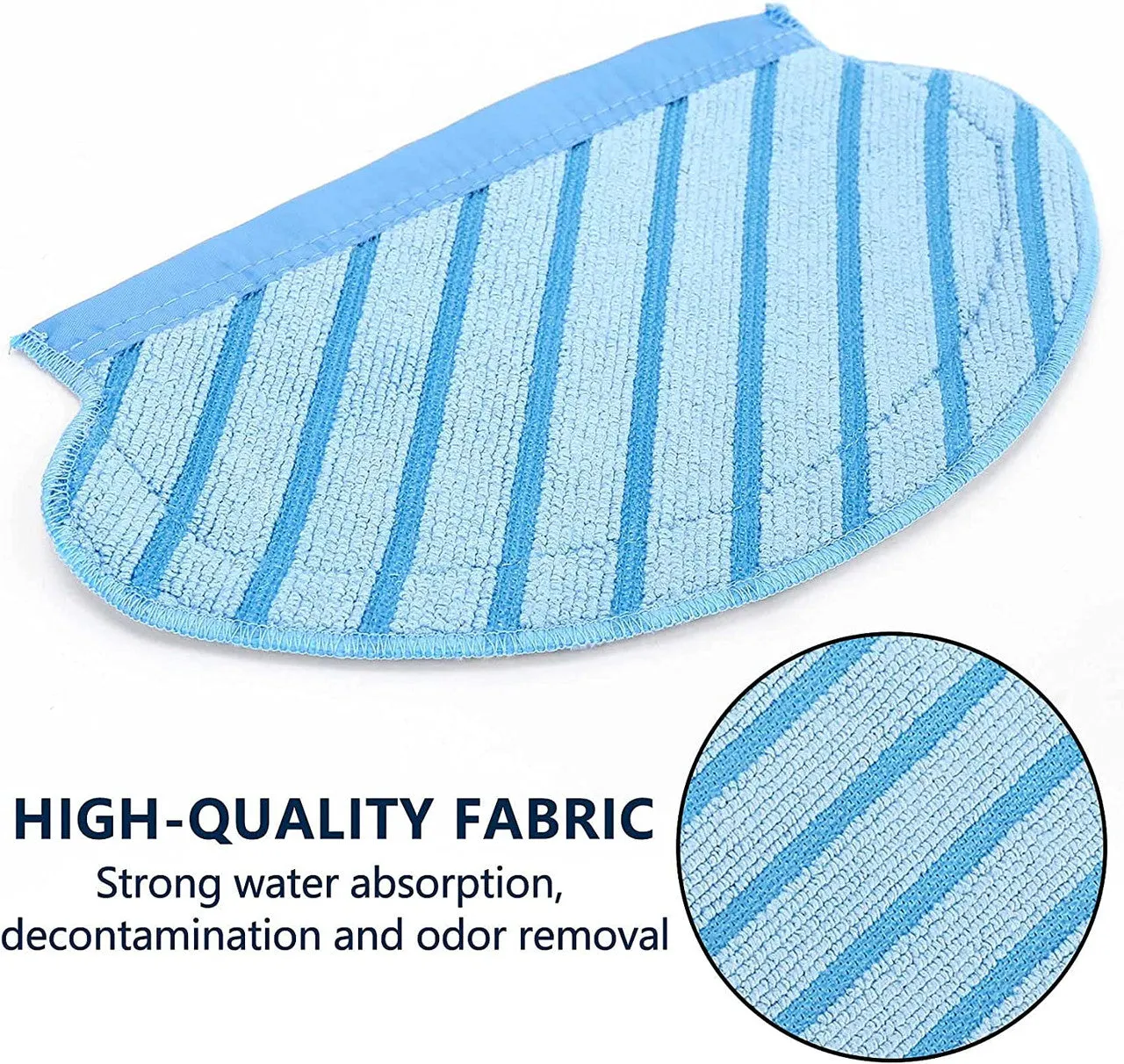 10x Washable Mopping Pads | Compatible with Ecovacs Deebot Ozmo 700, 750, 920, 950, N7 & T5
