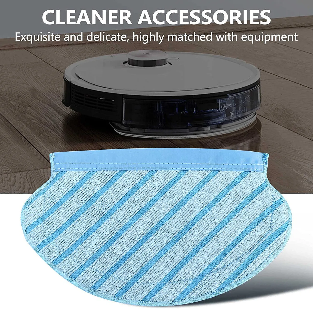 10x Washable Mopping Pads | Compatible with Ecovacs Deebot Ozmo 700, 750, 920, 950, N7 & T5