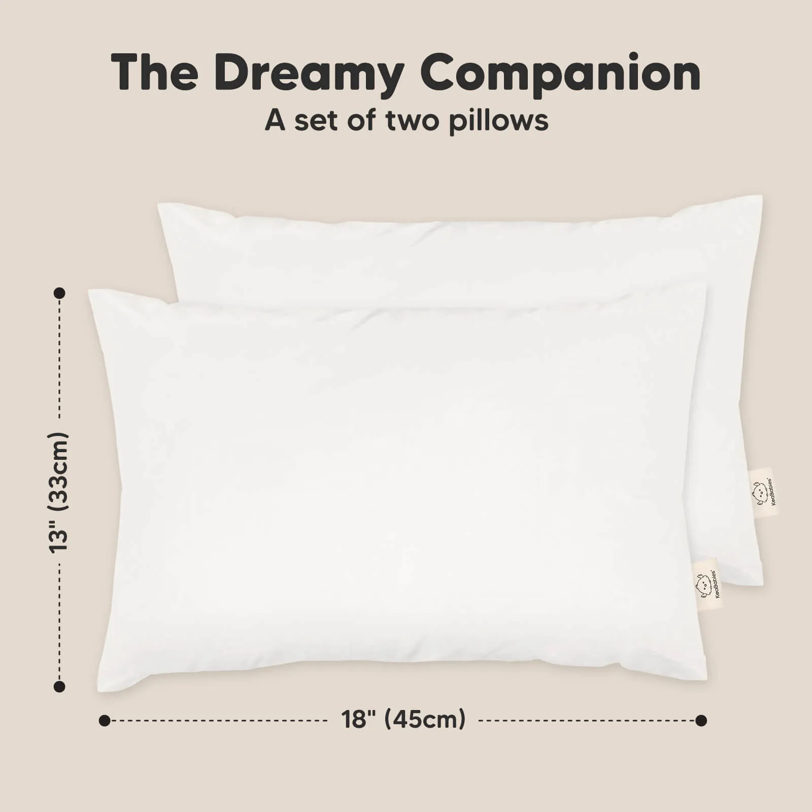 2-Pack Toddler Pillows