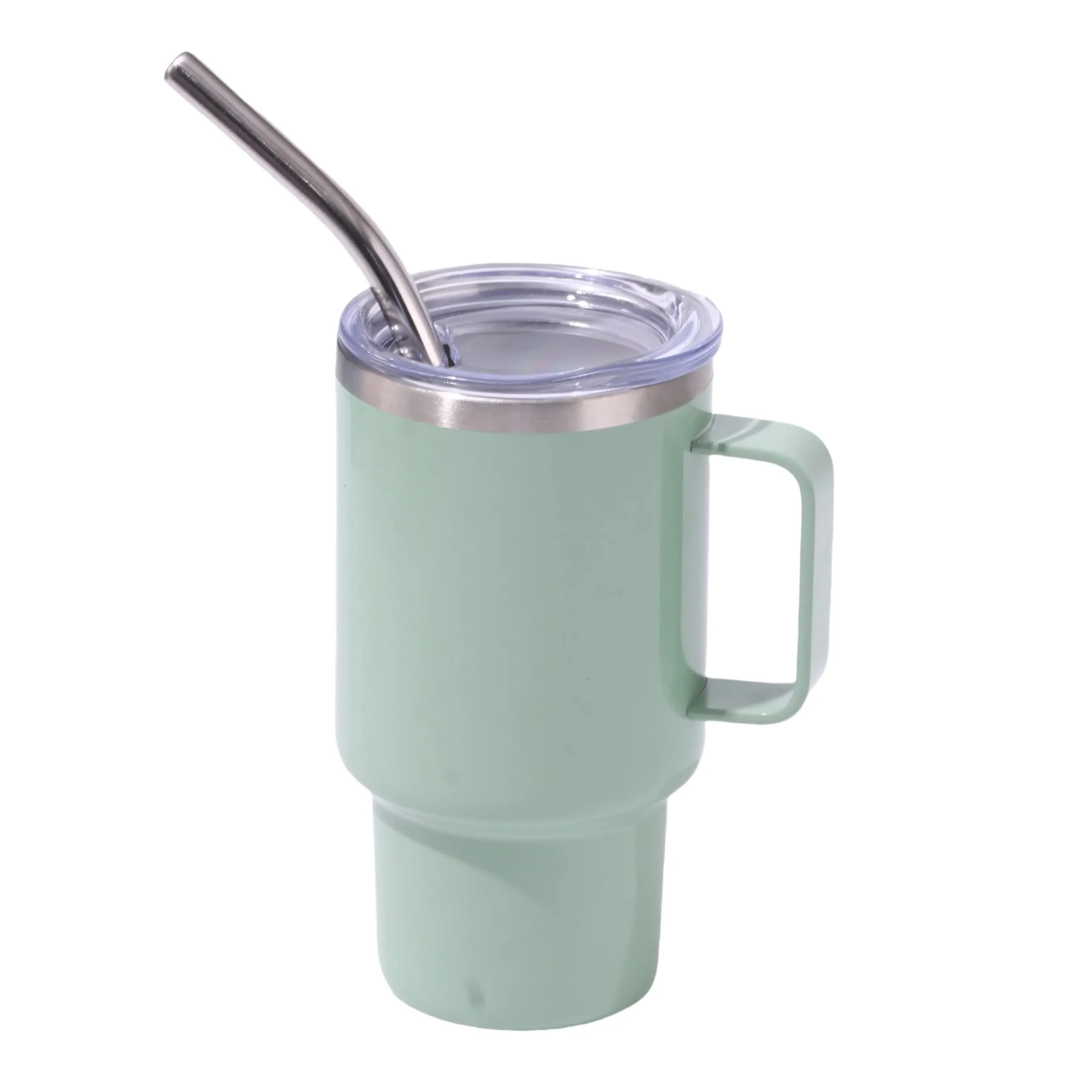 3oz Green Sublimation Mini Car Cup | 304 Stainless Steel | Insulated Whiskey Shot Glass | Portable Straw Beer Cup