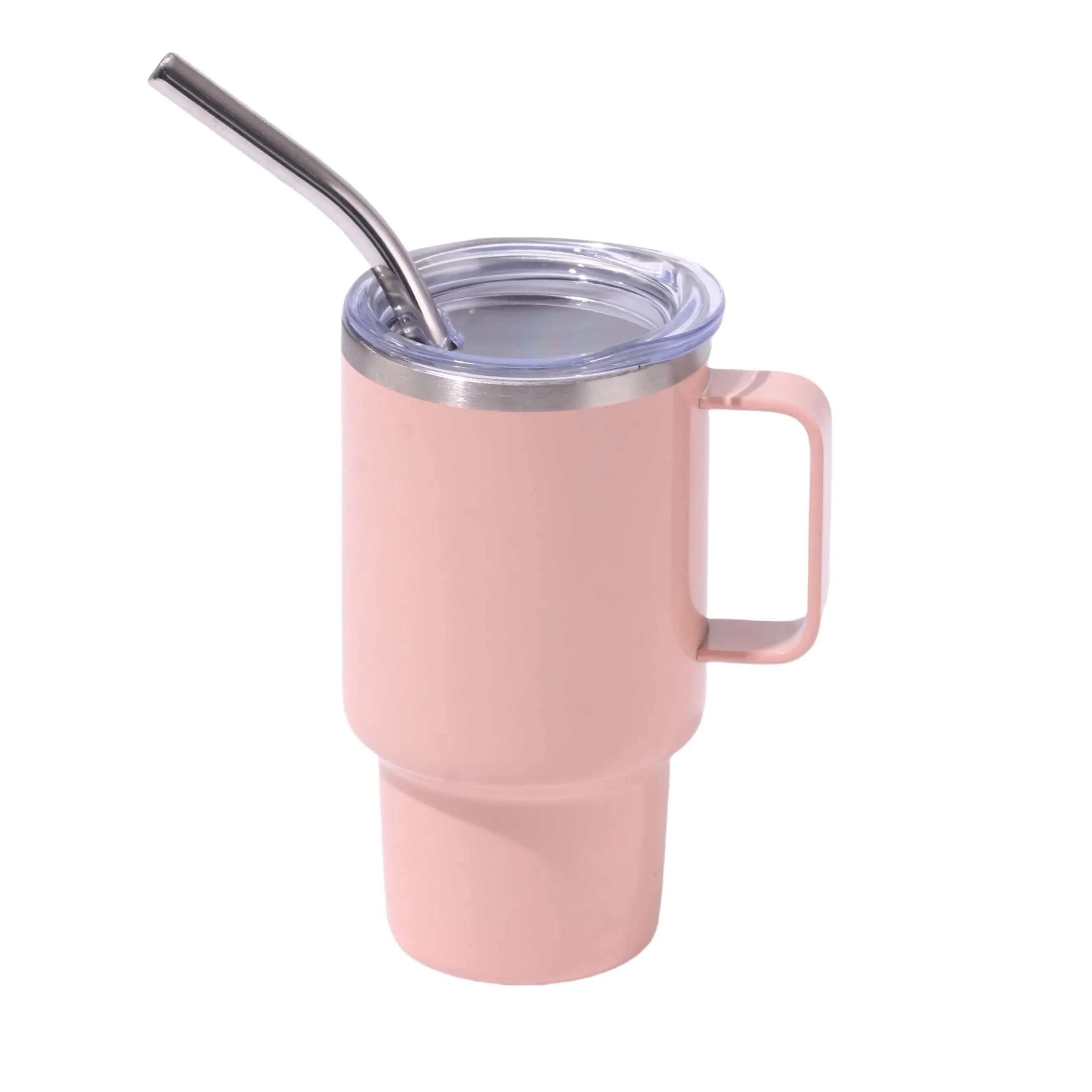 3oz Orange Sublimation Mini Car Cup | 304 Stainless Steel | Portable Insulated Whiskey Shot Glass | Straw Beer Cup