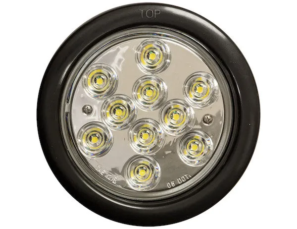 5624310 - 4 INCH CLEAR ROUND BACKUP LIGHT KIT WITH 10 LED