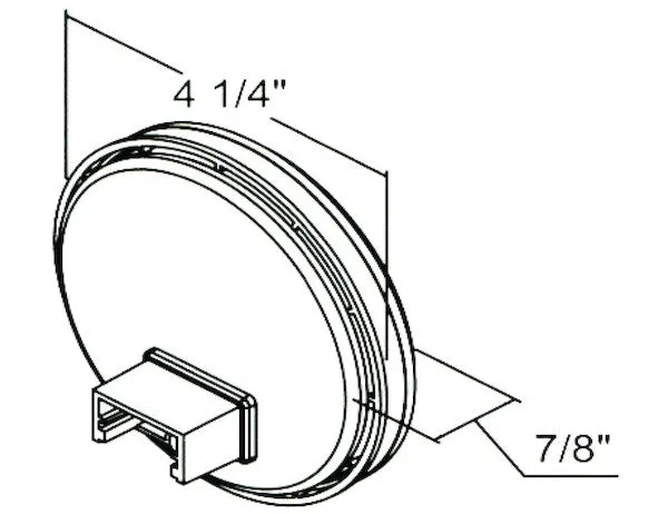 5624310 - 4 INCH CLEAR ROUND BACKUP LIGHT KIT WITH 10 LED