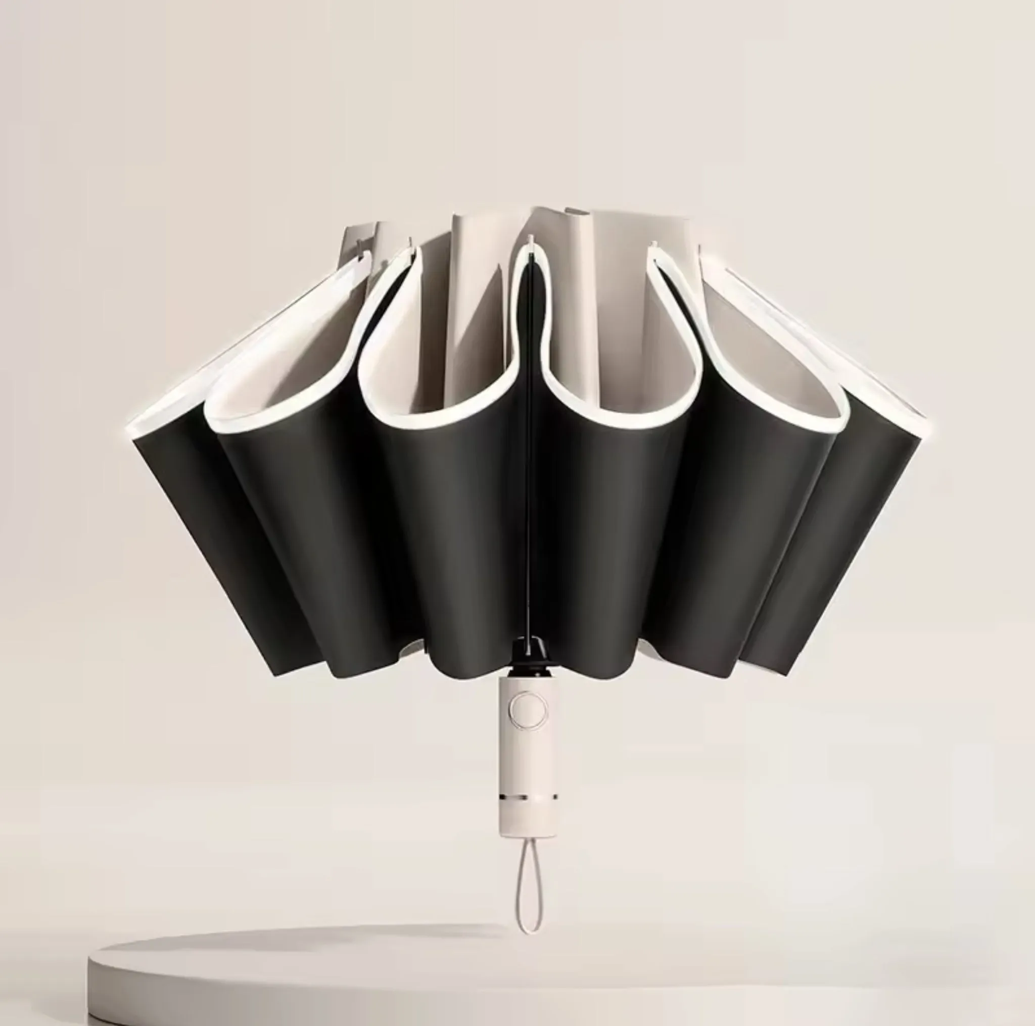 Automatic Open Large Compact Reverse Umbrella for Rain