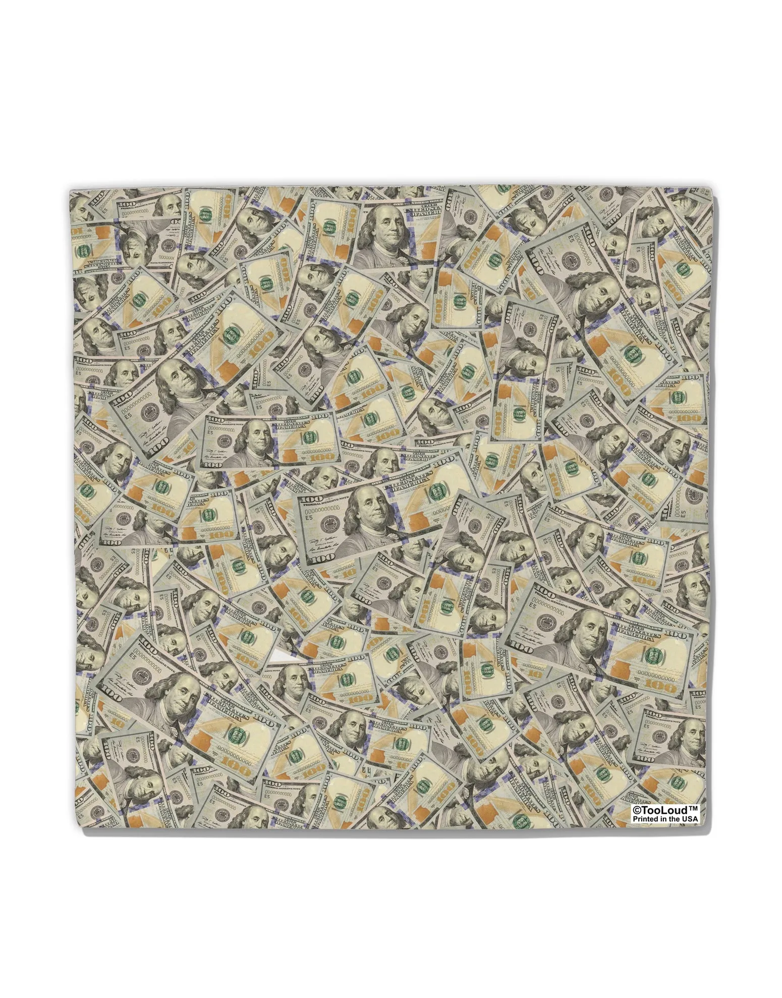 Benjamins Micro Fleece 14&#x22;x14&#x22; Pillow Sham by TooLoud