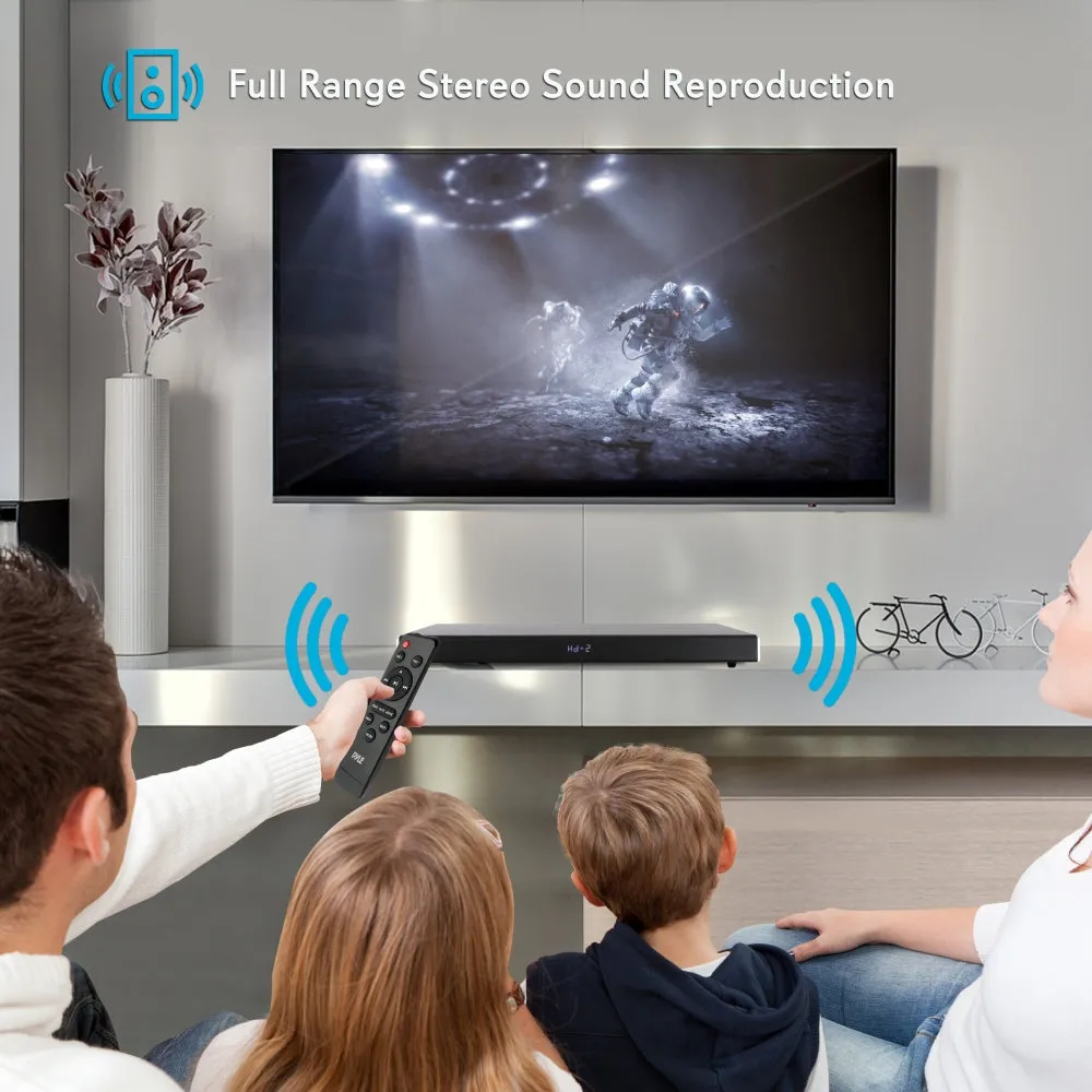 Bluetooth Tabletop Tv Sound Base Soundbar Digital Speaker System