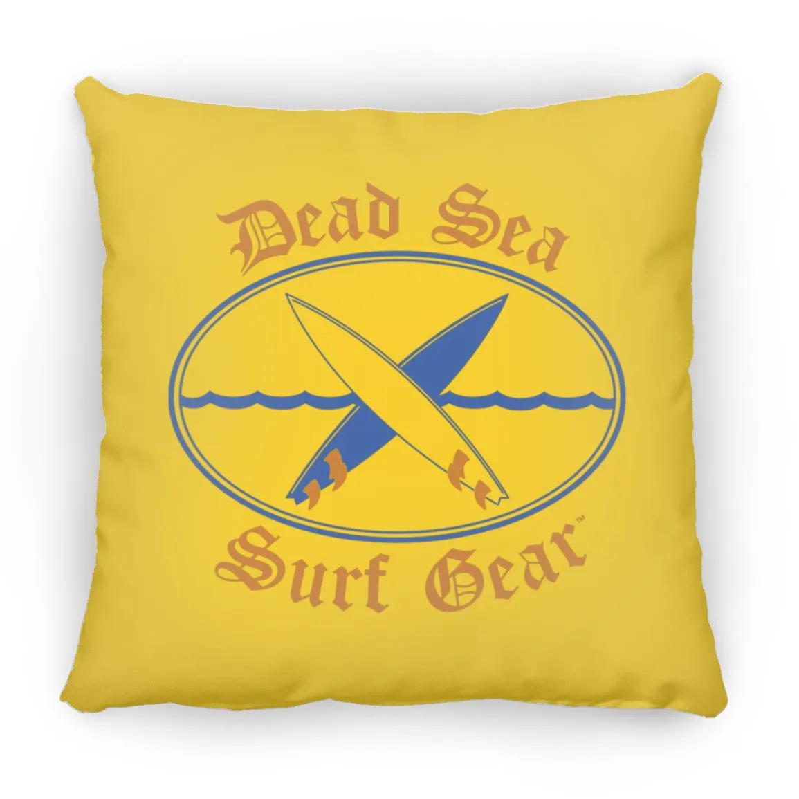 Dead Sea Surf Gear - Large Square Pillow