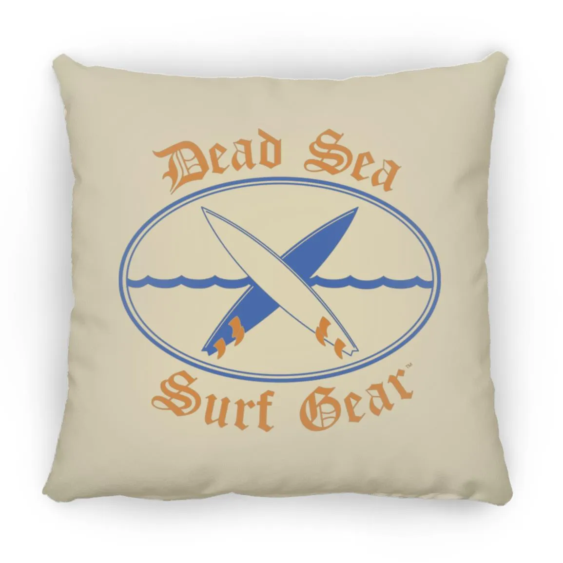 Dead Sea Surf Gear - Large Square Pillow