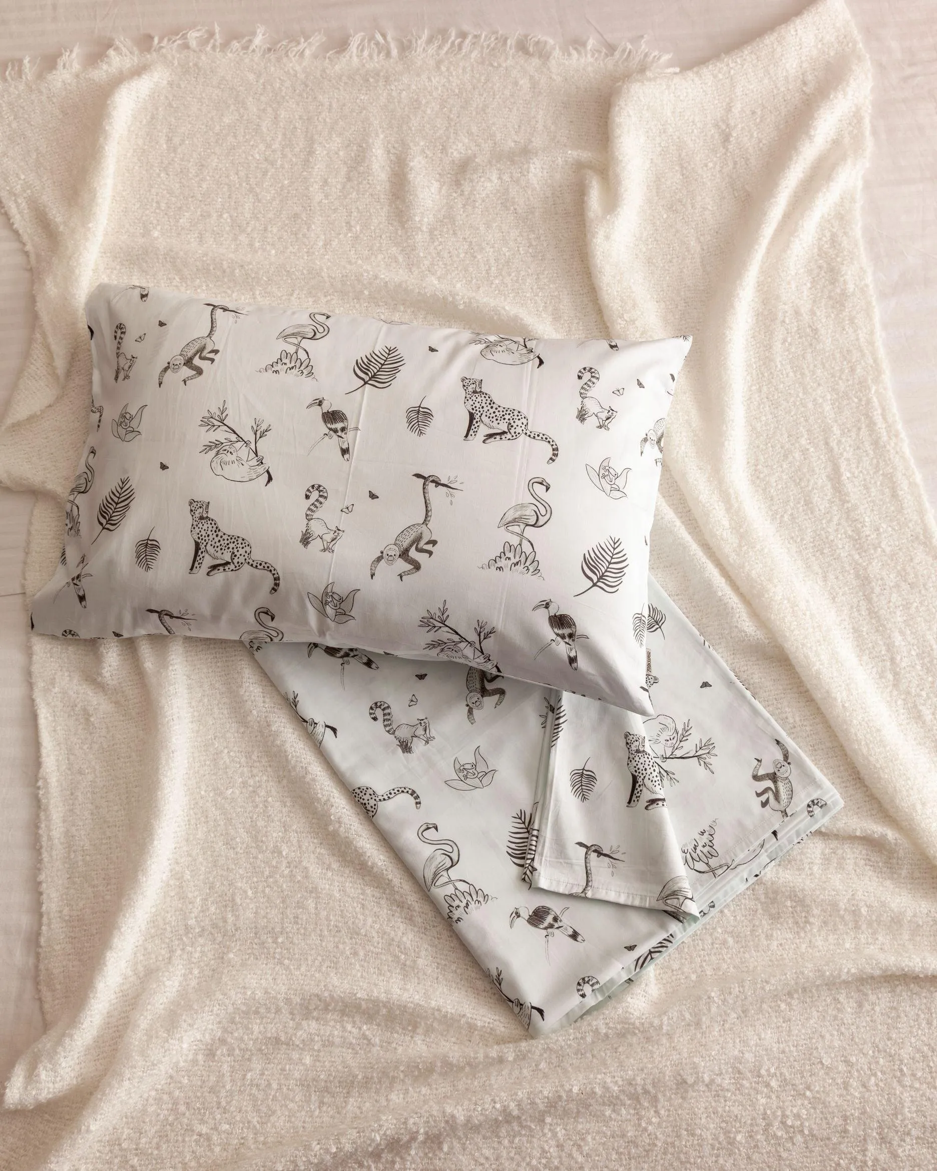 Jungle Stories Sheet and Shams Set