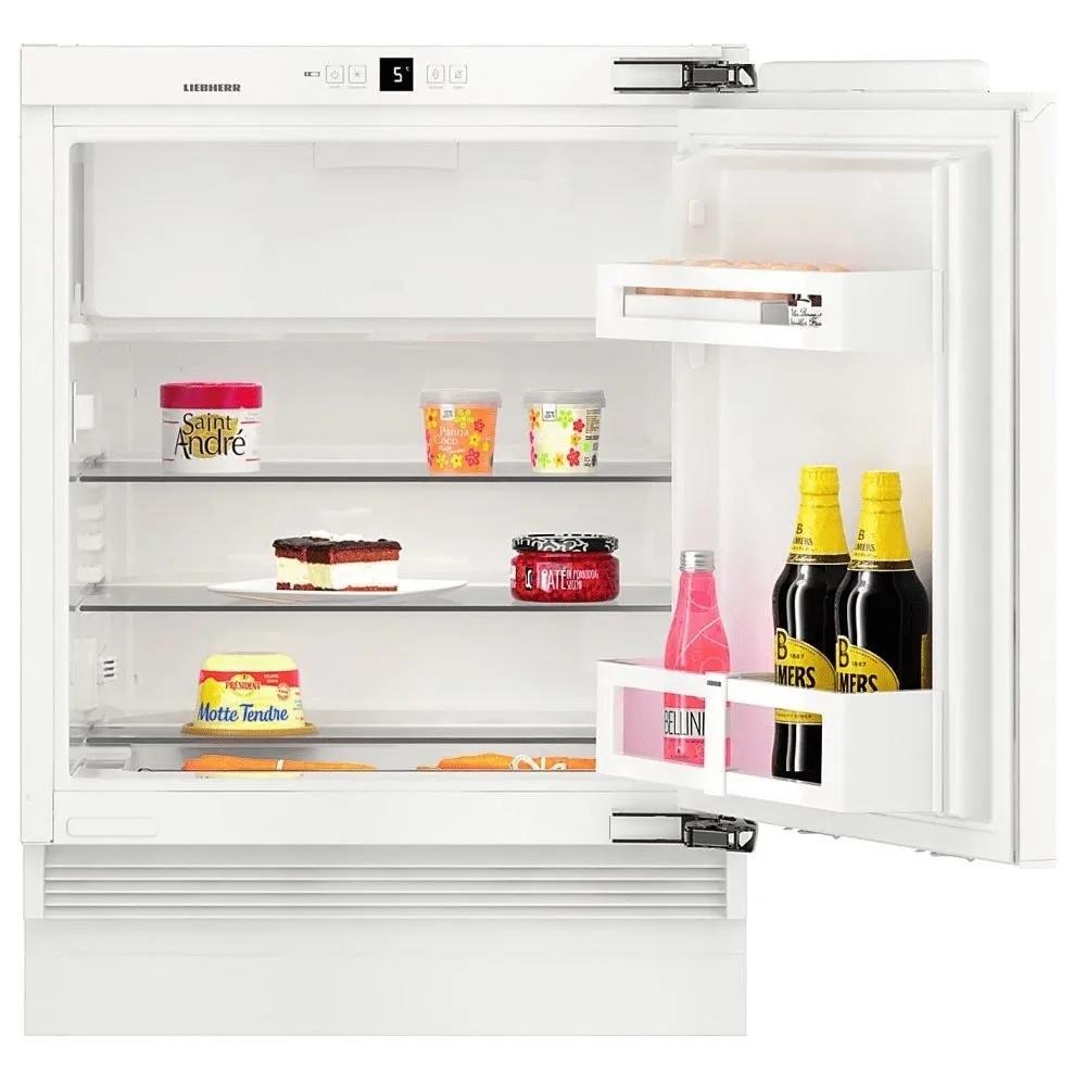 Liebherr UIK1514 Built-Under Fridge with Ice Box, Fixed Hinge, White, E Rated