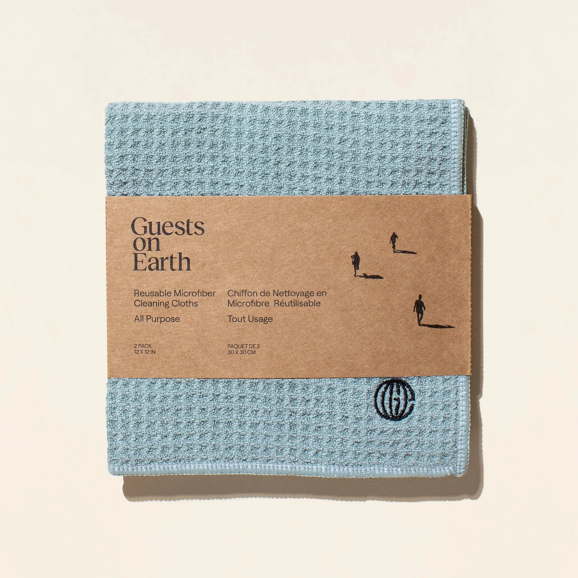 Microfiber Waffle Cleaning Cloths 2 Pack