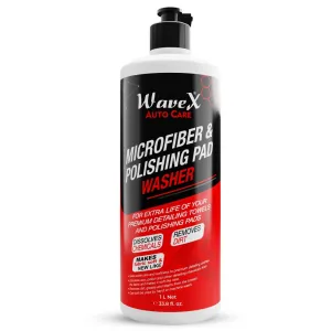 Microfiber Washer Liquid, Dissolves Wax, Polish and Other Detailing Chemicals Makes Fabric Soft and New
