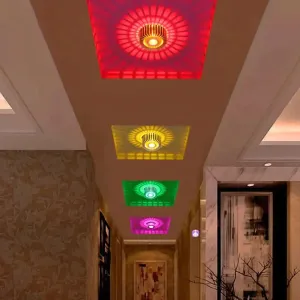 Modern Ceiling Light Colorful Indoor LED Ceiling Lamp 3W wall Sconce for Gallery Balcony lamp Porch light corridor Light Fixture
