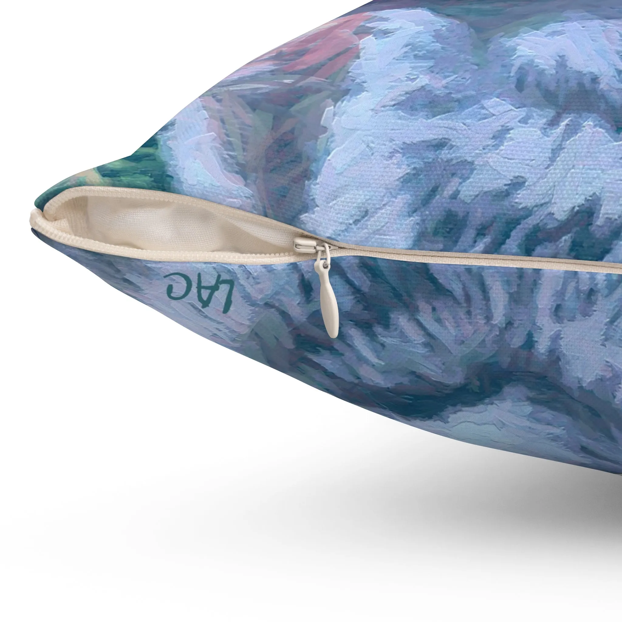 Norwegian Buhund - Spun Polyester Throw Pillow