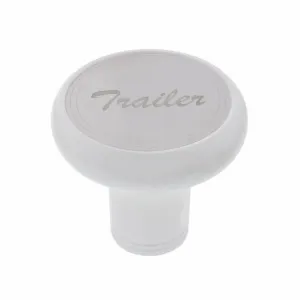 "Trailer" Deluxe Aluminum Screw-On Air Valve Knob w/ Stainless Plaque