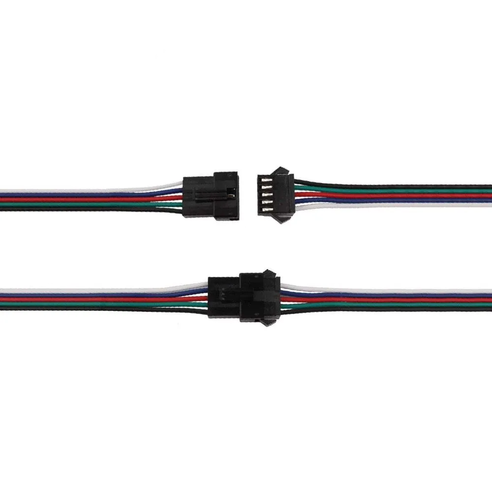 RGBW LED Male and Female Power Feeds