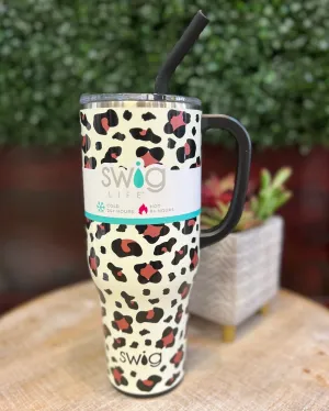 Swig Luxy Leopard 40oz Mega Tumbler Mug FINAL SALE