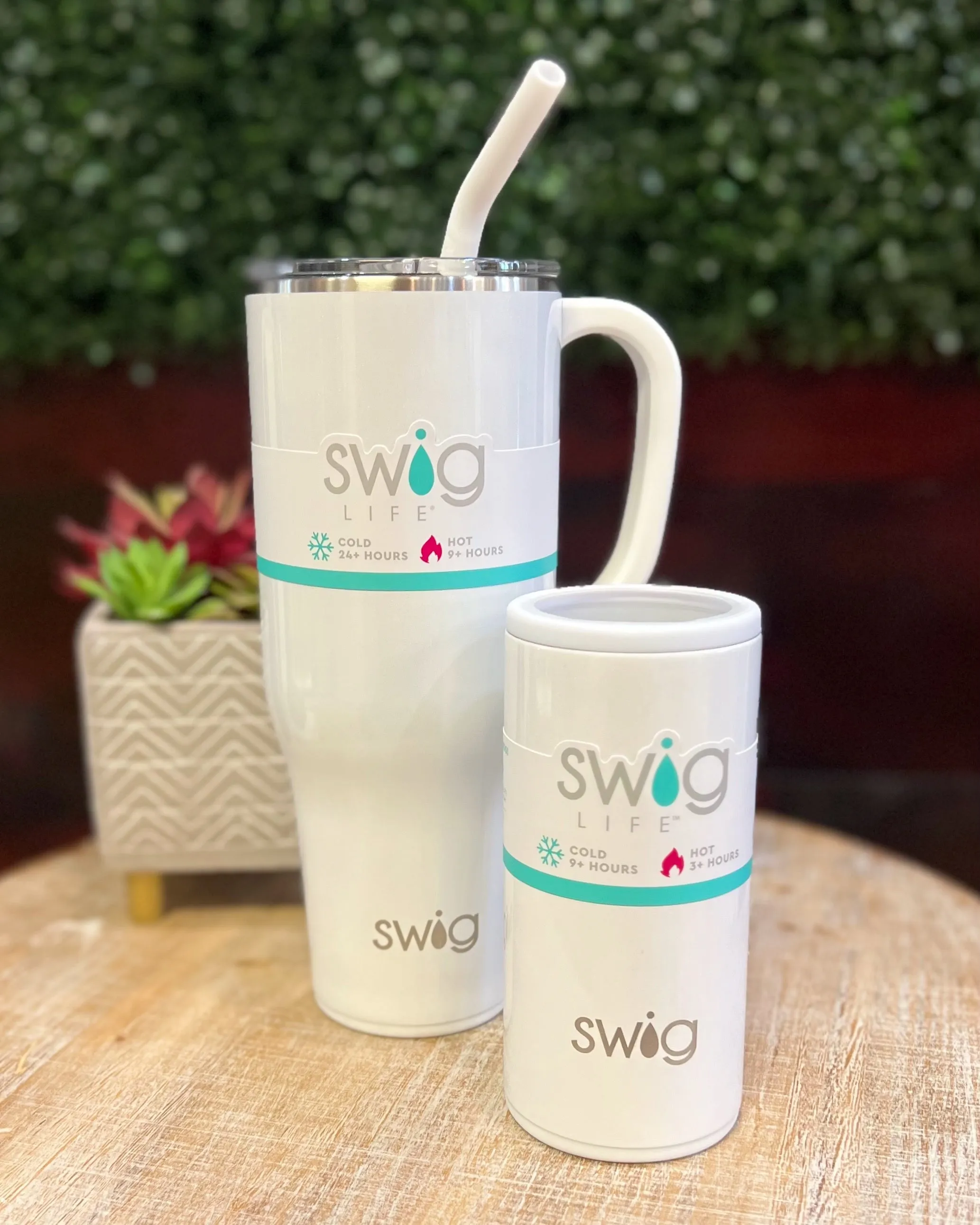 Swig Shimmer Diamond White 40oz Mega Tumbler Mug FINAL SALE